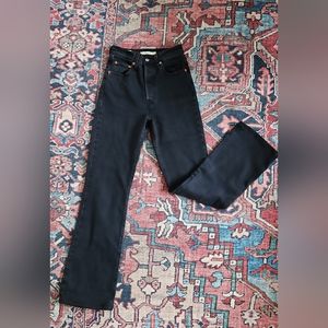 NWOT Levi's Ribcage Bootcut 24w High Rise Black Jeans